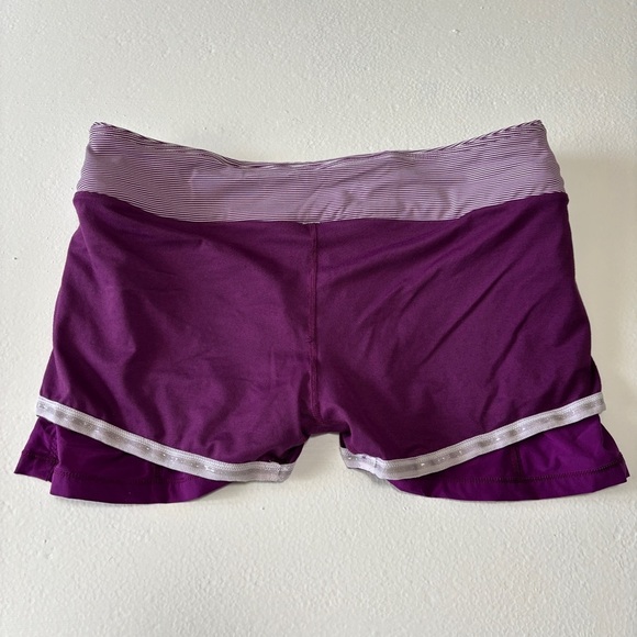 Lululemon Run Energy Athletic Purple Skirt Skort Size 10 - Picture 11 of 12